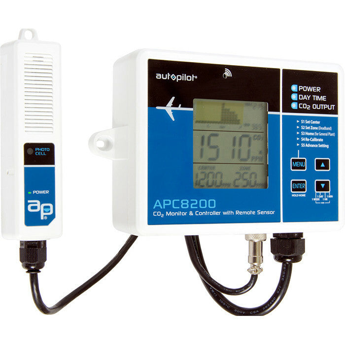 Autopilot CO2 Monitor & Controller w/15' Remote Sensor - APC8200 Autopilot CO2 Monitor & Controller w/15' Remote Sensor - APC8200