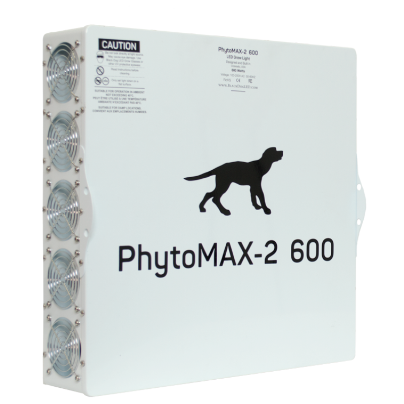 Black Dog PhytoMAX-2 600 Watt LED Grow Light Fixture - Grow Lights Black Dog PhytoMAX-2 600 Watt LED Grow Light Fixture - Grow Lights