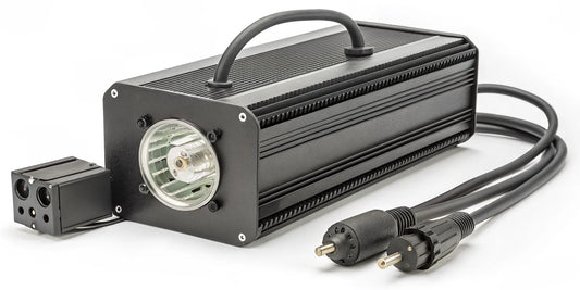 400 watt HPS ballast with power cables for an HPS grow light system.
