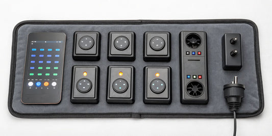The best grow tent controller kit with a central hub and sensors for automating your grow environment.