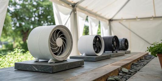 A collection of the best 6 inch exhaust fans for a grow tent.