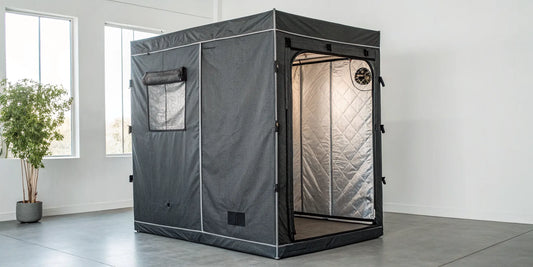 Gorilla Grow Tent 4x4 complete kit with heavy-duty canvas and reflective interior.