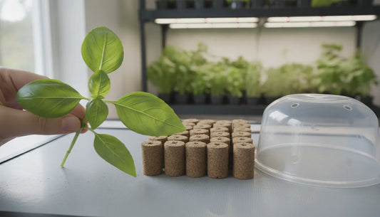 How to clone plants with a healthy indoor stem cutting in a propagation setup