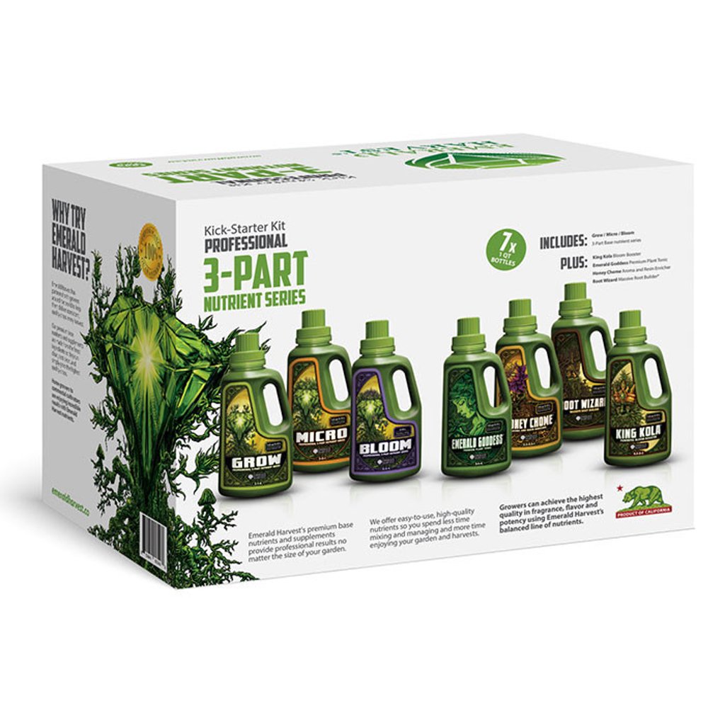 Emerald Harvest EMHKSK3PBQ Kick Starter Kit, 3 Part Base