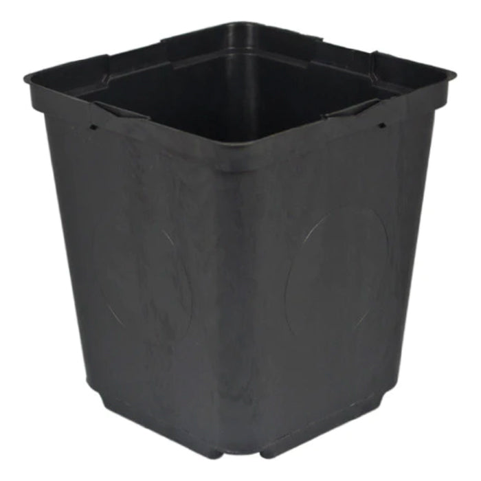 Grow1 1 Gallon Black Square Injection Pot 5.5”x5.5”x6”