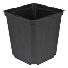Grow1 1 Gallon Black Square Injection Pot 5.5”x5.5”x6”