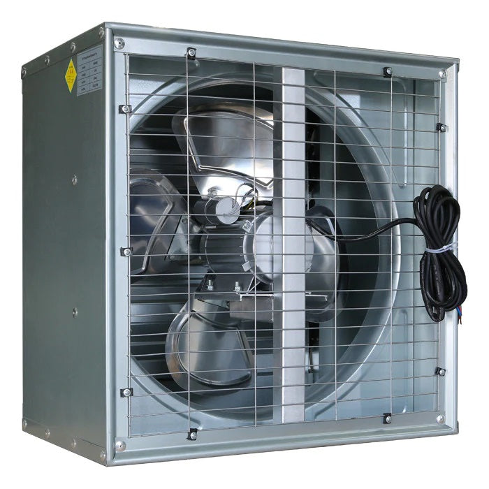 DL Wholesale 24" Greenhouse Fan Belt Driven With Shutter