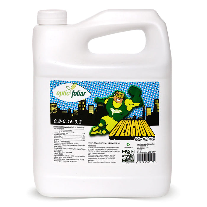 Optic Foliar OVERGROW Ready To Use 4L
