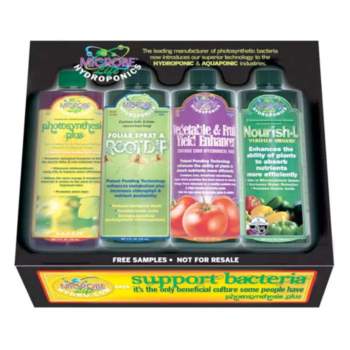 Microbe Life Hydroponics Sample Kit