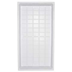 Active Aqua AAHR36W Premium Flood Tables, Inside Dimensions - White - Pack of 2