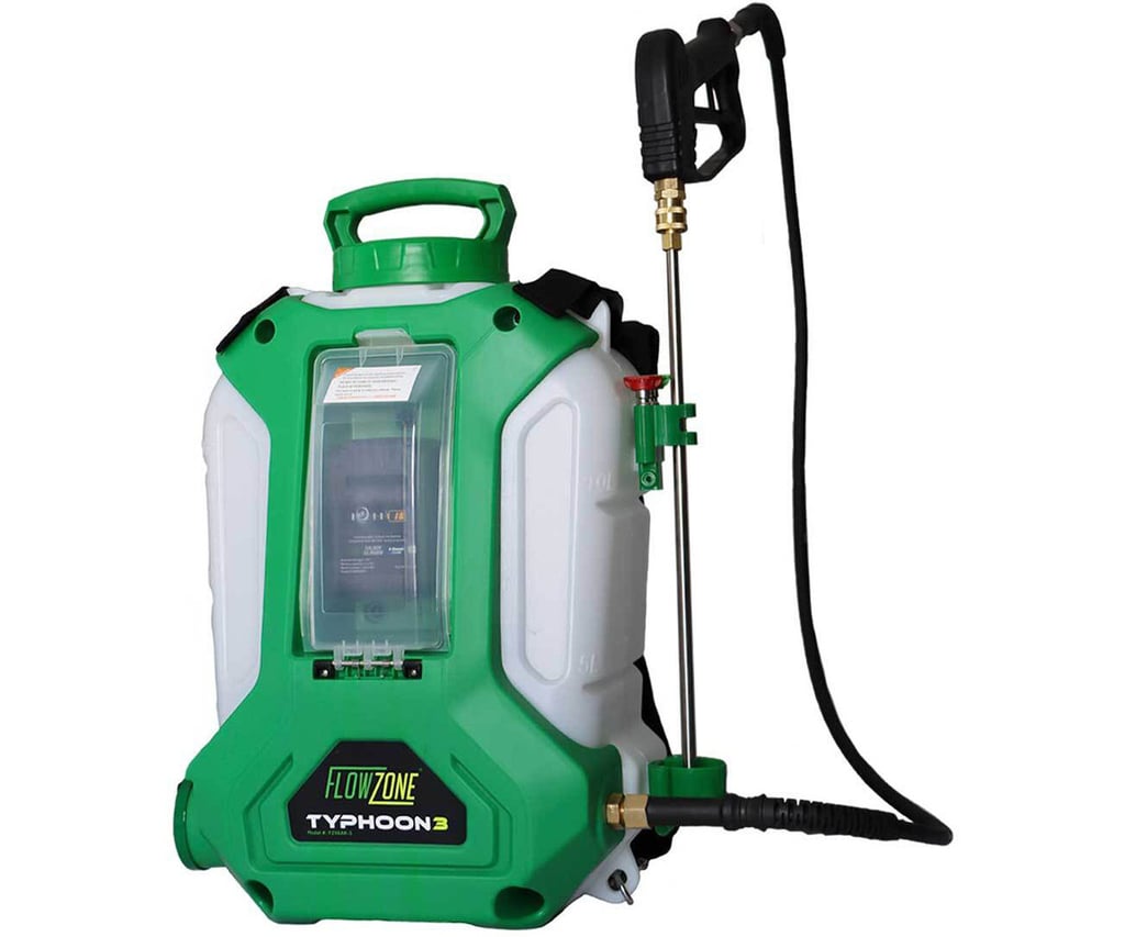 FlowZone FZTYP420 Typhoon 3.0 High Pressure Backpack Sprayer, 4 Gallon