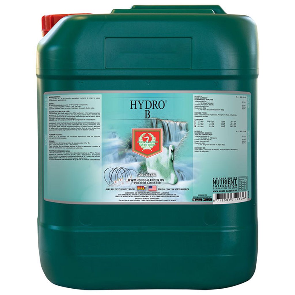 House & Garden HGHYB20L Hydro B