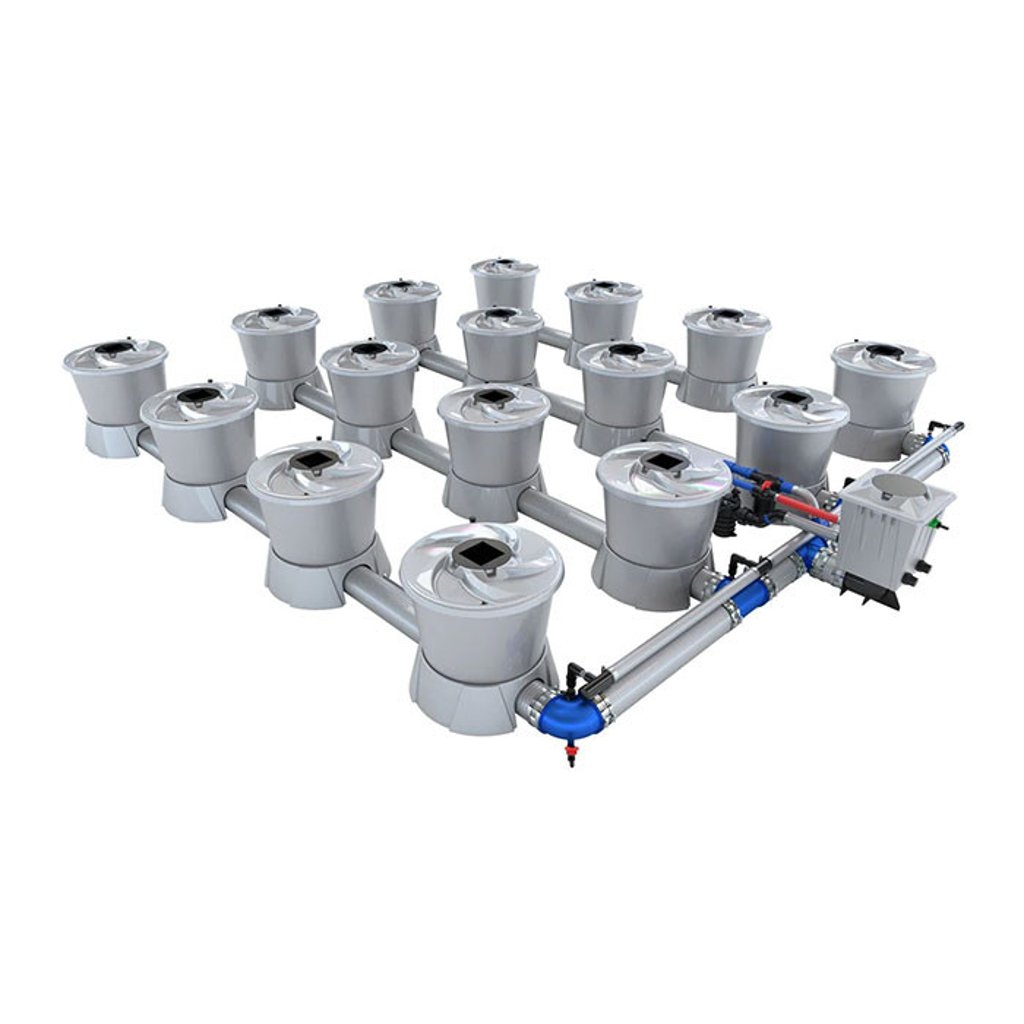 Alien Hydroponics BD100-0010 V-System 16 Pot RDWC Hydroponic System