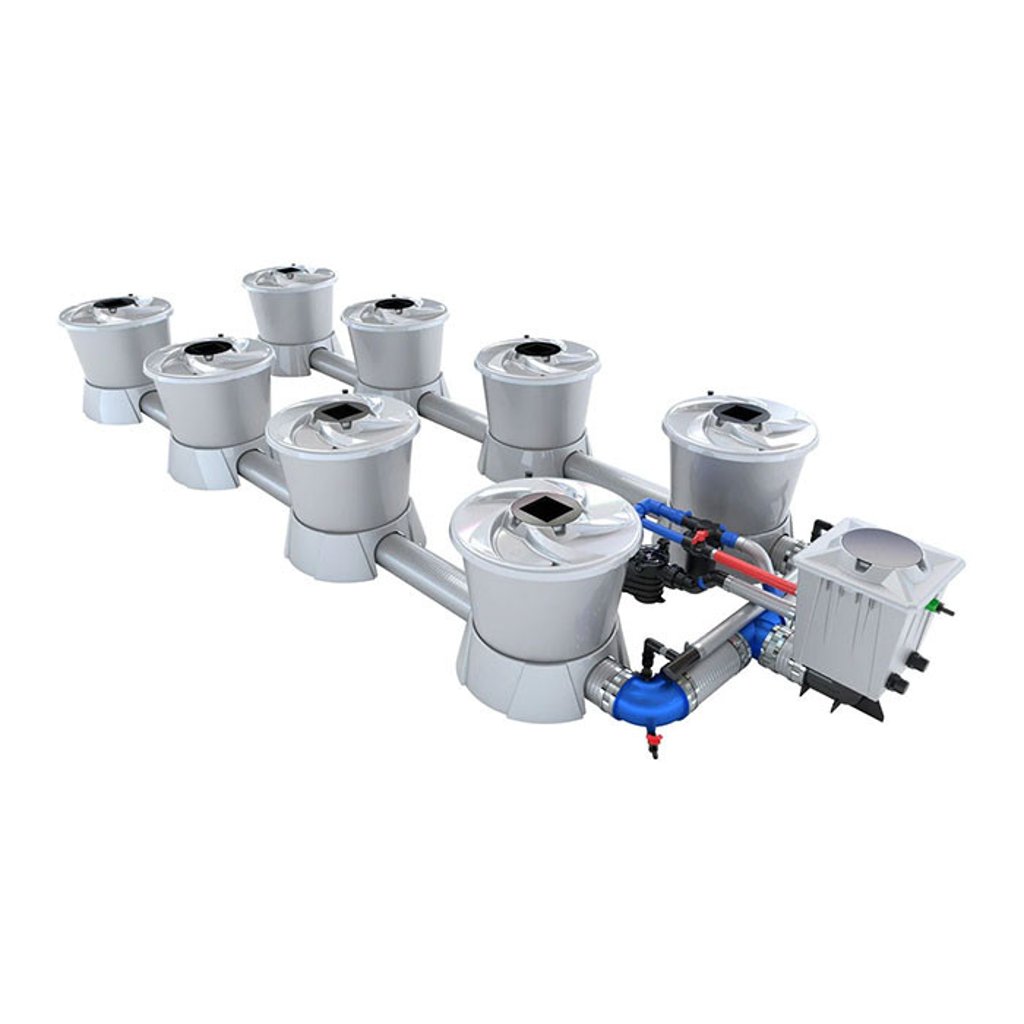 Alien Hydroponics BD100-0003 V-System 8 Pot RDWC Hydroponic System