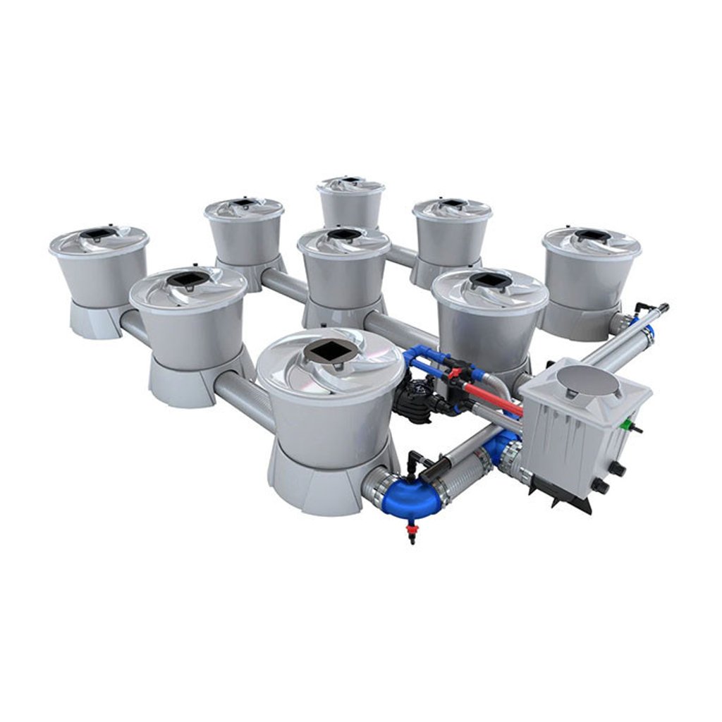 Alien Hydroponics BD100-0004 V-System 9 Pot RDWC Hydroponic System