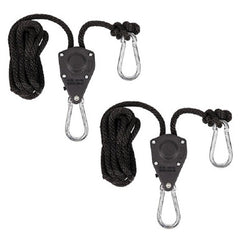 DL Wholesale 1/8'' Rope Ratcheting Light Hangers (2 pc.) - Commercial Packaging