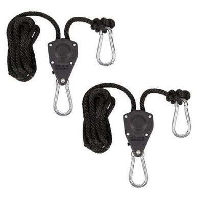 DL Wholesale 1/8'' Rope Ratcheting Light Hangers (2 pc.)