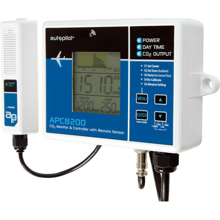 Autopilot CO2 Monitor & Controller w/15' Remote Sensor - Environment