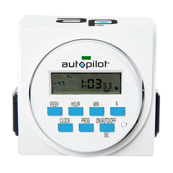Autopilot 7 Day Dual Outlet Digital Timer - TM01715D