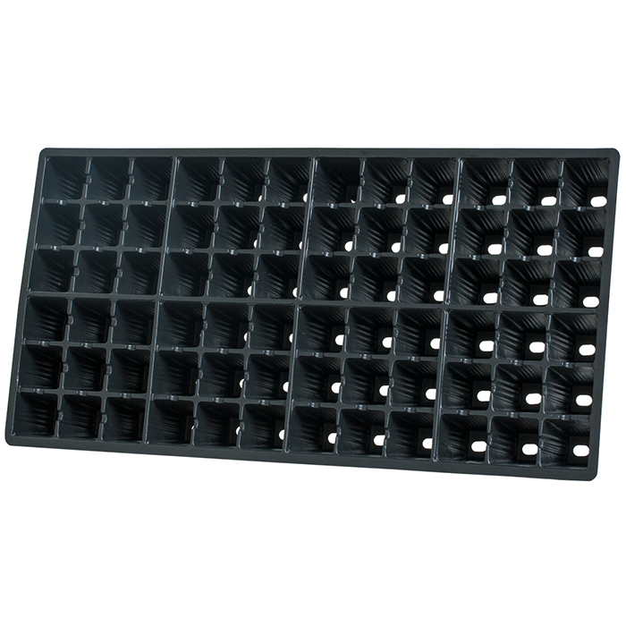 72 Cell Tree Plug Hydrofarm 72 Cell Square Plug Flat Insert