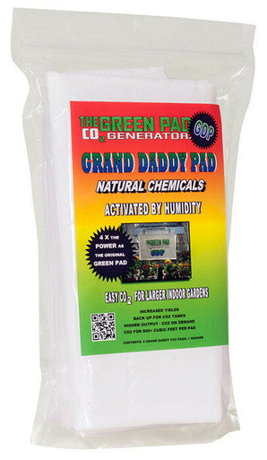 The Green Pad CO2 Grand Daddy Pad, 2 Pads with Hanger