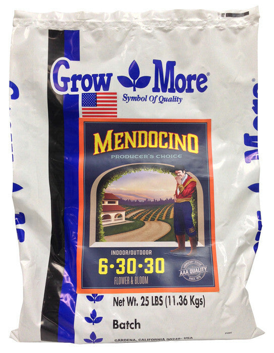 Grow More Mendocino Flower & Bloom 6-30-30, 25 lb.