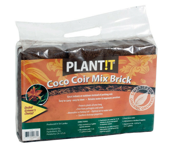 PLANT!T Coco Coir Mix Brick, Set of 3