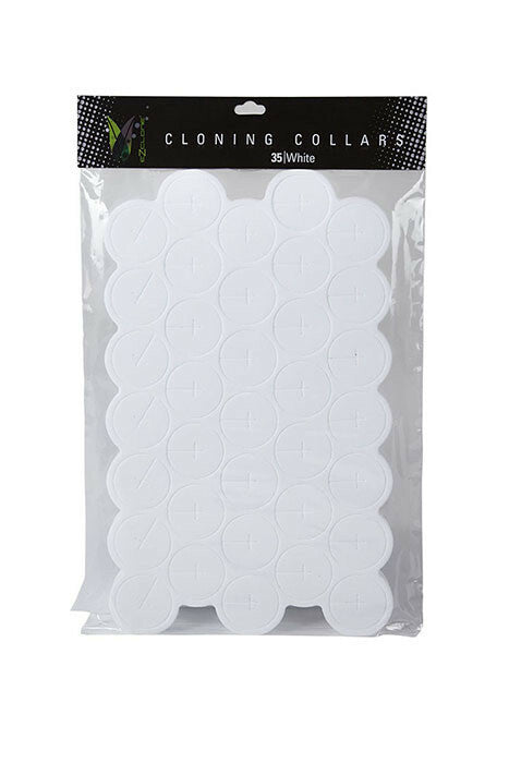 EZ Clone White Cloning Collars, Pack of 35