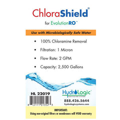 Hydro Logic Evolution-RO ChloraShield Carbon Filter - Hydroponics