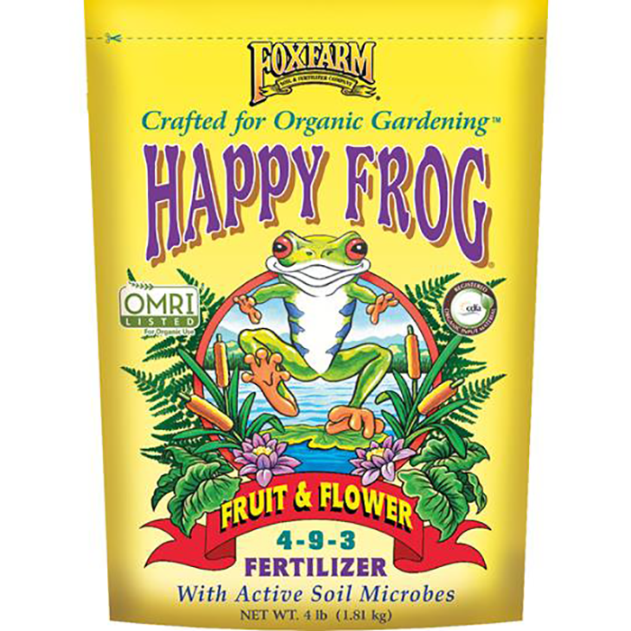 Fox Farm Happy Frog Fruit & Flower Organic Fertilizer, 4 lb.