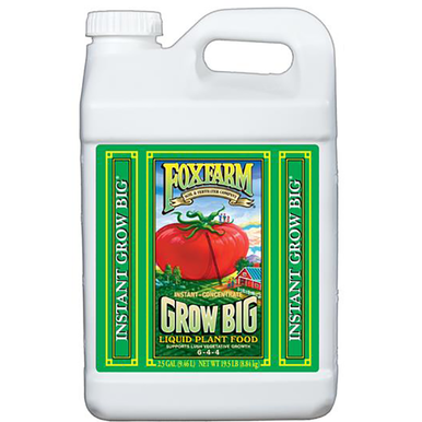 Fox Farm Grow Big Liquid Concentrate, 2.5 Gallon
