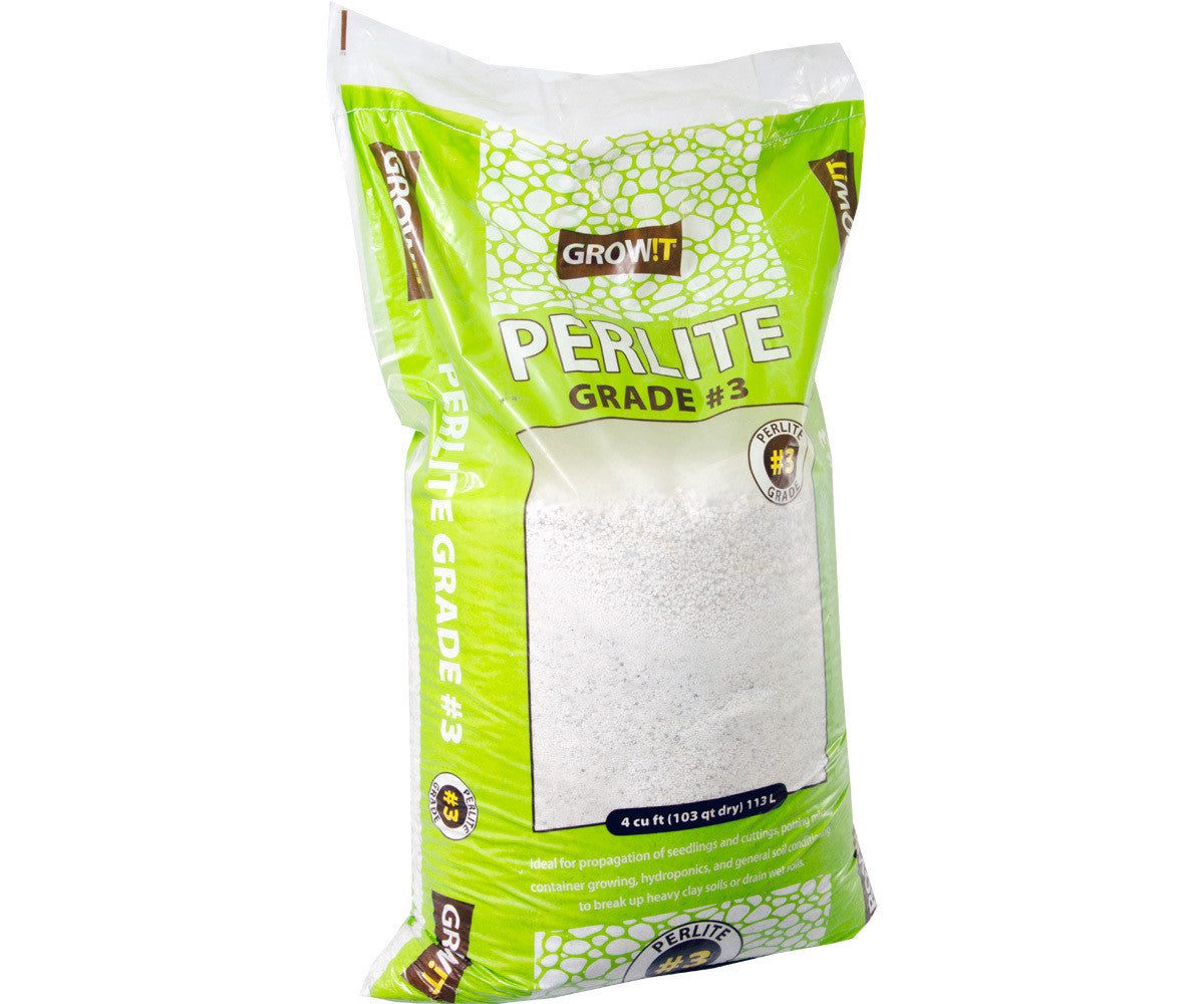 GROW!T #3 Perlite, Super Coarse, 4 Cubic Feet - Pack of 1 - Soils & Containers