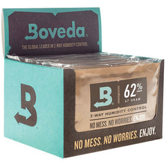 Boveda 2-Way Humidity Control Packs, 62% - 67g, Pack of 12