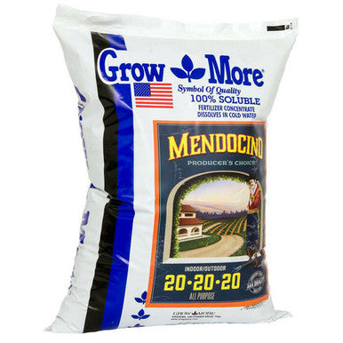 Grow More Mendocino Soluble 20-20-20, 25 lbs