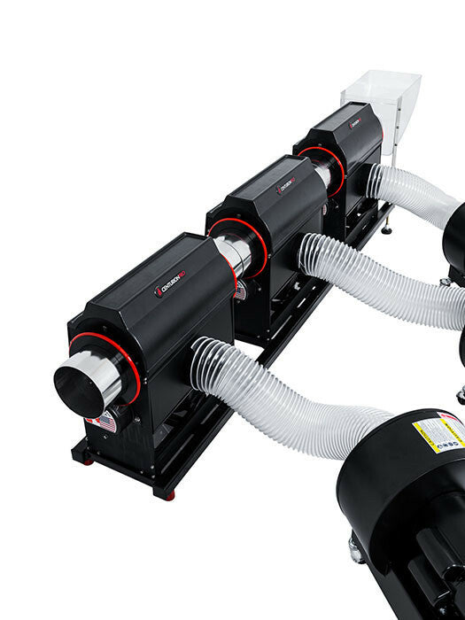 Centurion Pro Tabletop Triple Rail System for 3 Trimmers - Harvest