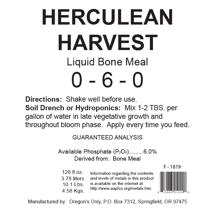Nectar for the Gods Herculean Harvest, 55 Gallon- Groindoor.com | Hydroponics | Indoor Grow Supply Superstore