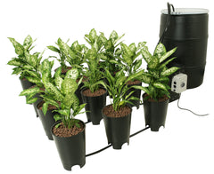 Active Aqua Grow Flow 12 Site Ebb & Flow Hydroponic System with 2 Gallon Growth Modules