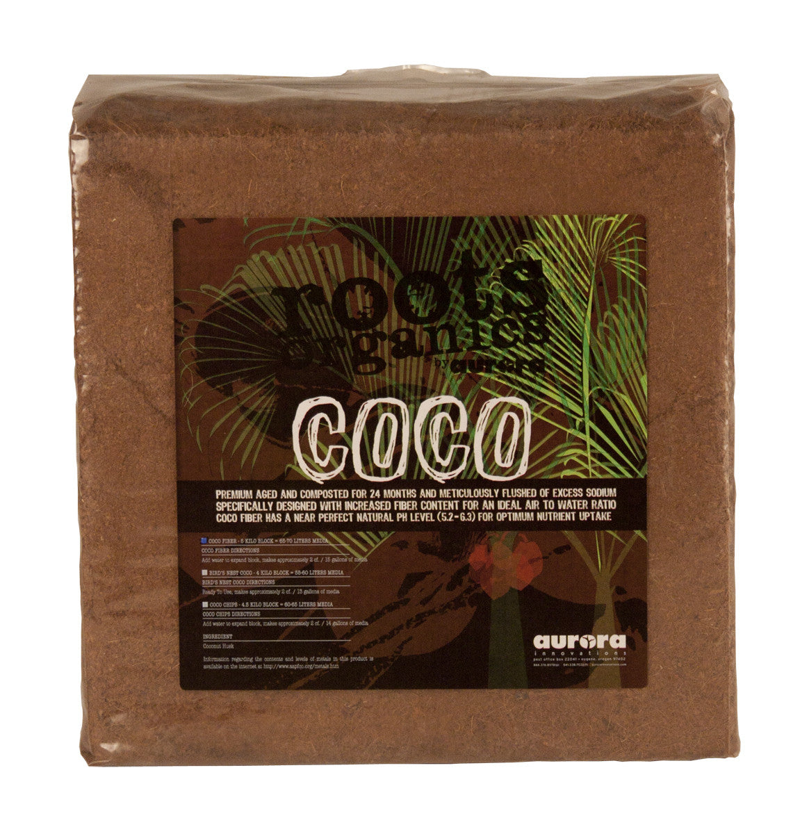 Compressed Coco Fiber 12x12