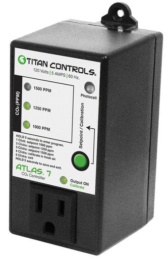Titan Controls Atlas 7: CO2 PPM Controller - Pack of 2