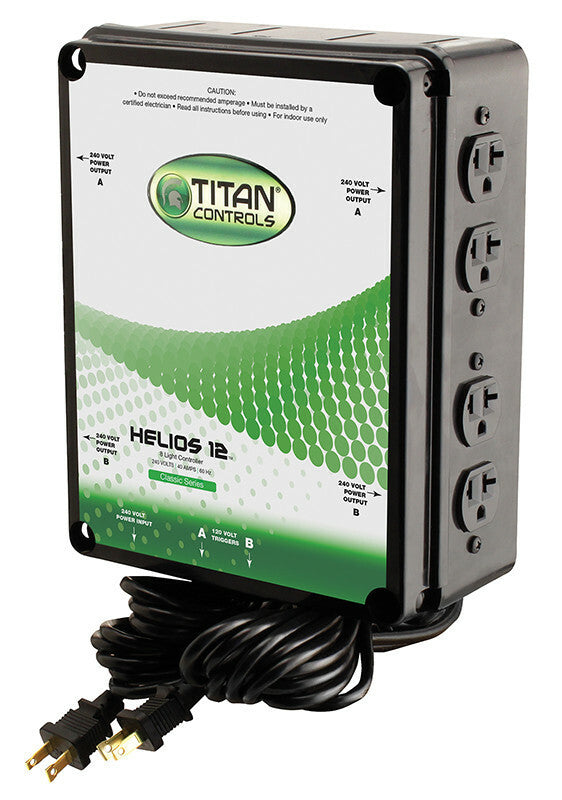 Titan Controls Helios 12 - 8 Light 240 Volt Controller w/ Dual Trigger Cords - HGC702825