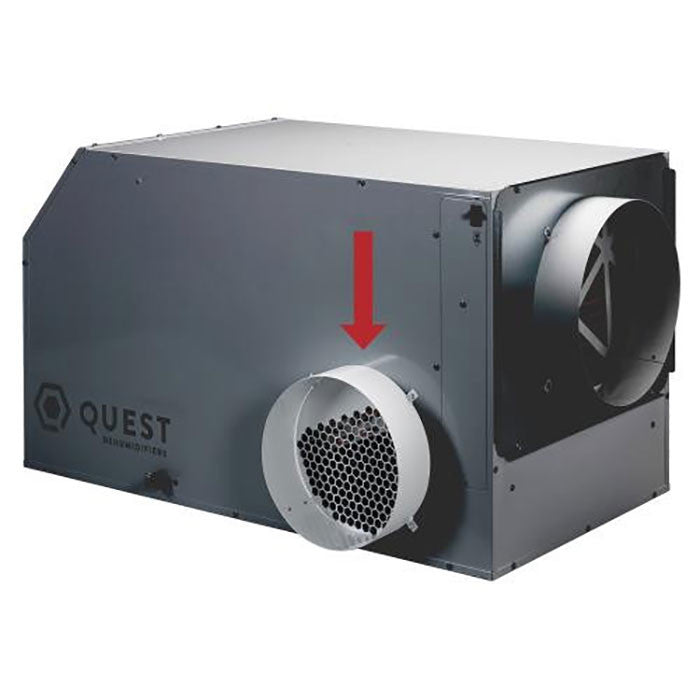 Quest Supply Air Duct Collars for Dual 105, 155, 165, 205, 225, 185 Cool Overhead Dehumidifiers - Environment