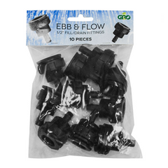 Grow1 Ebb & Flow 1/2 in. Fill/Drain Fittings - Pack of 10 - Environment