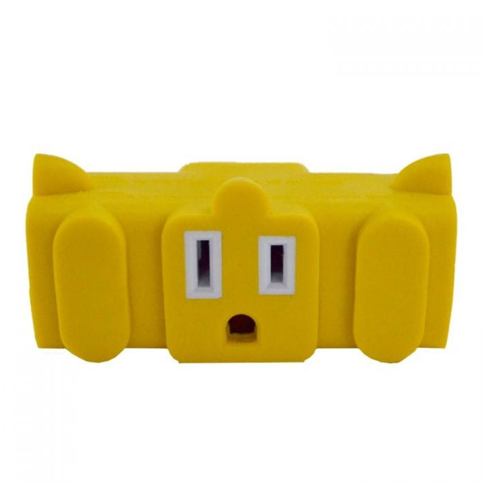 3-Way Grounded Outlet Adapter
