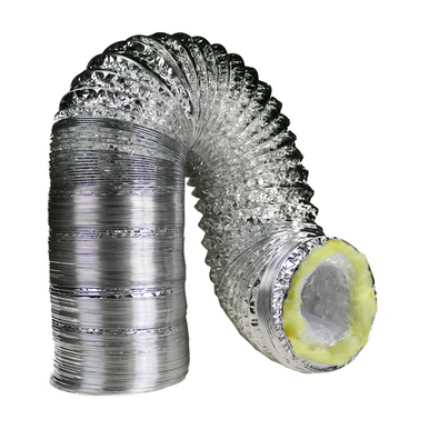 DL Wholesale Insulated Air Ducting, 4 in. x 25 ft.