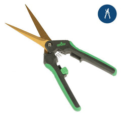 Grow1 Titanium Trimming Shears, 3 1/4'' Straight Blade scissors