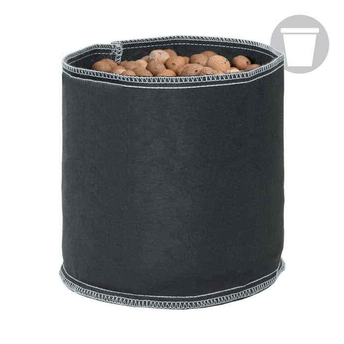 10 Gal Black Grow1 Fabric Pot