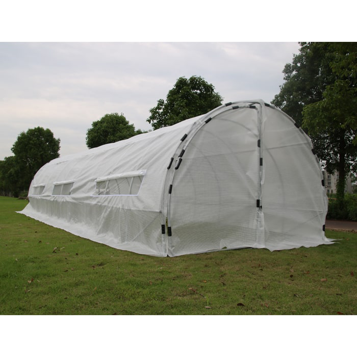 Grow1 Replacement Cover For Heavy Duty Greenhouse Hoop House - 32 ft. x 10 ft. x 6.5 ft. - Garden care