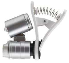 Grower's Edge Universal Cell Phone Illuminated Microscope w/ Clip - 60x