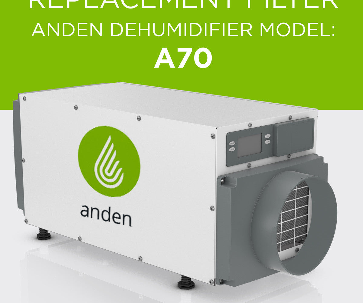 Anden 5772 Replacement filter for Anden Dehumidifier Model A70