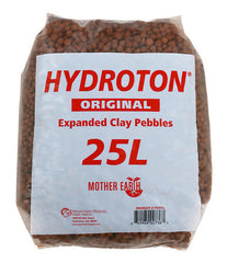 Mother Earth Hydroton Original Expanded Clay Pebbles, 25 Liter - Pallet of 60 Bags
